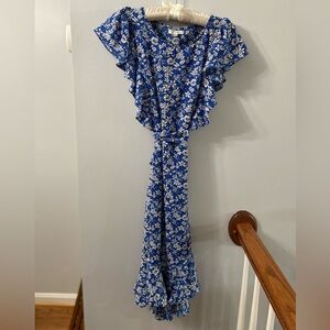 Max Studio Blue Floral Dress